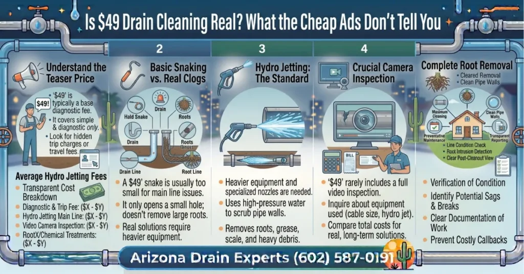 $49 Drain Cleaning
