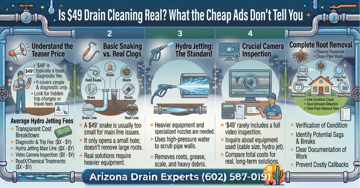 $49 Drain Cleaning