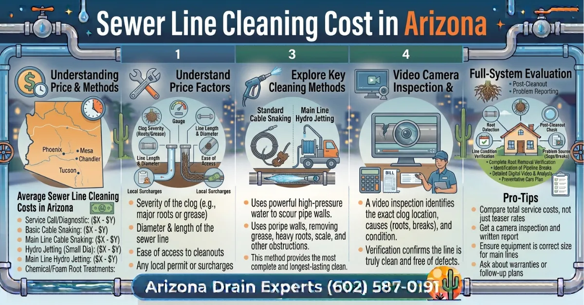 Sewer Line Cleaning Cost Arizona
