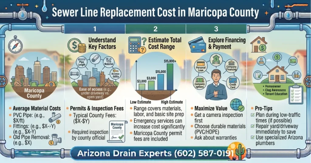 Sewer Line Replacement Cost Maricopa County