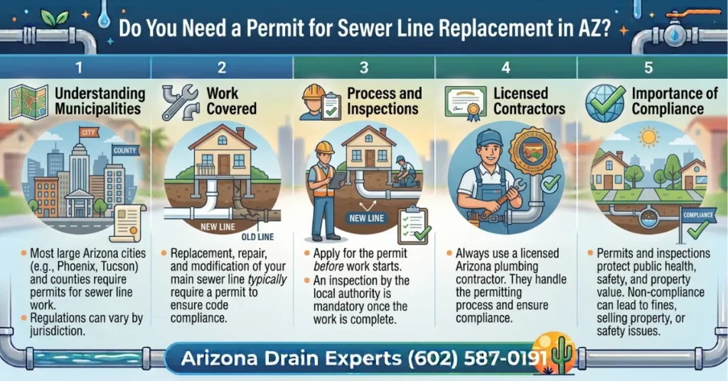 Sewer Line Replacement Permit Arizona