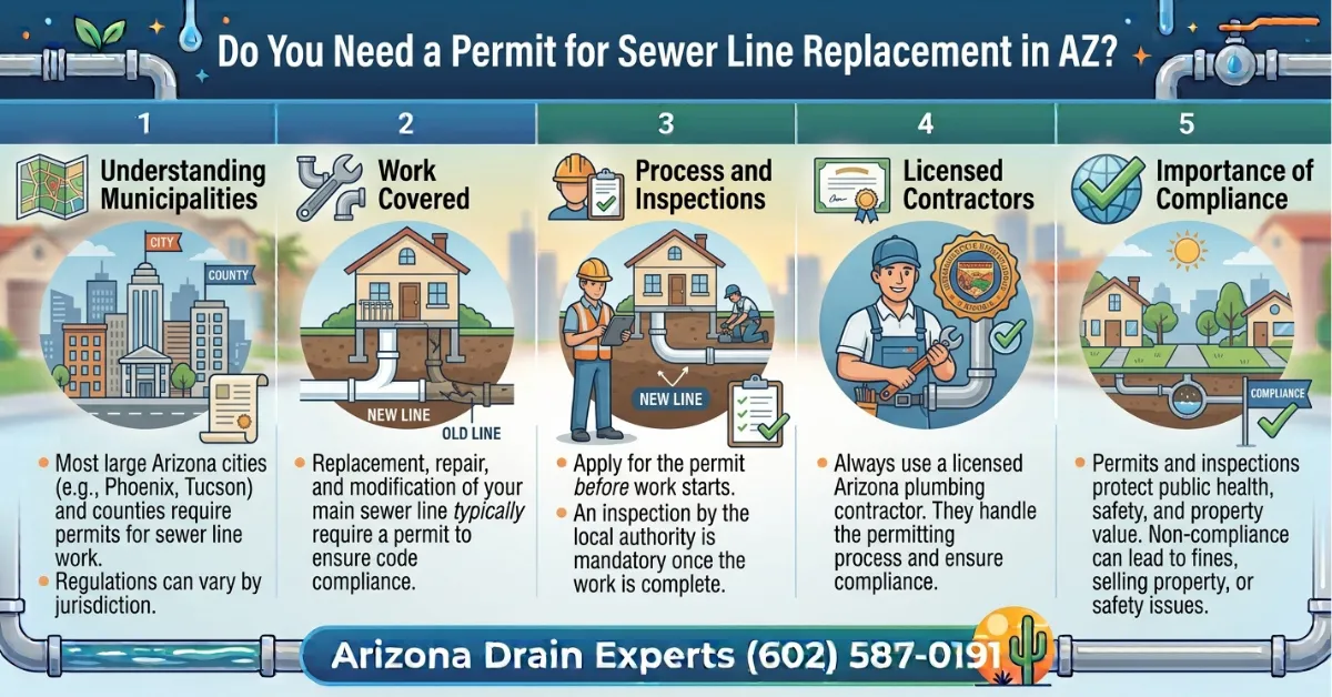 Sewer Line Replacement Permit Arizona