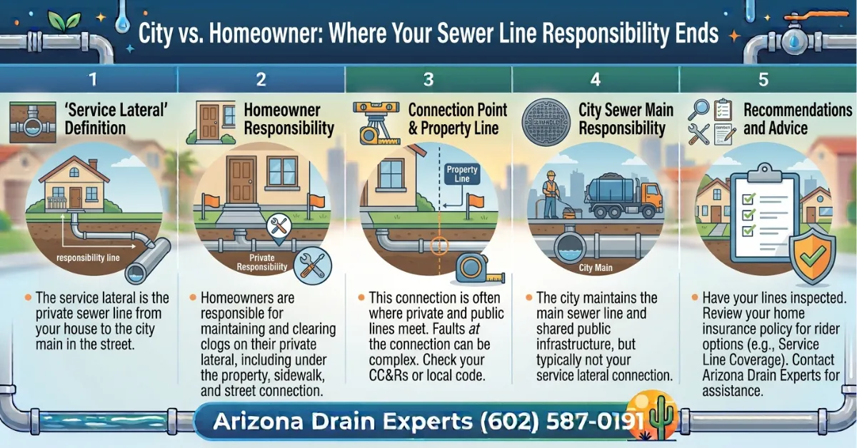 Sewer Line Responsibility Arizona