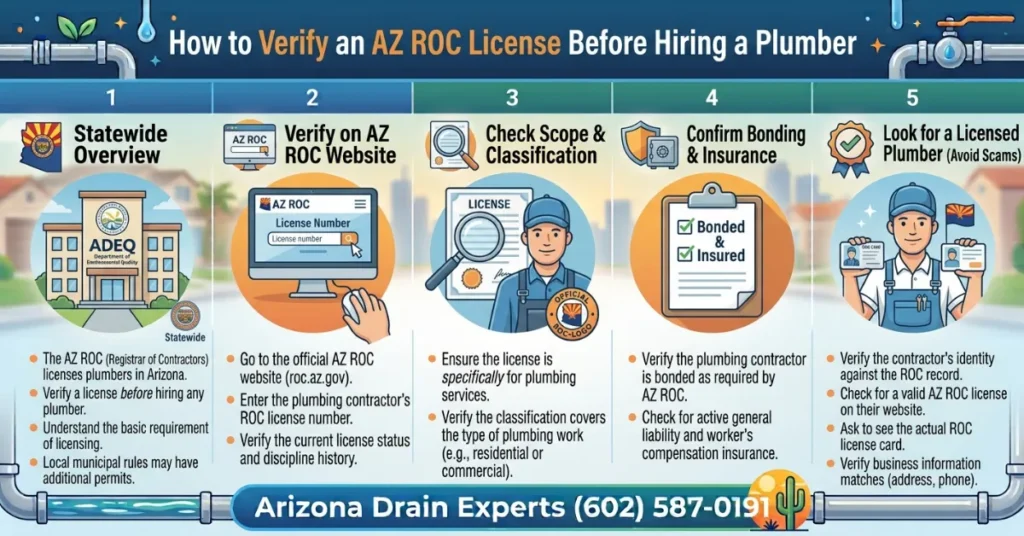 Verify AZ ROC License