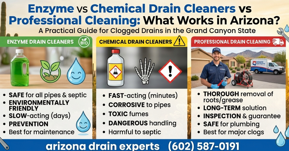 Enzyme vs Chemical Drain