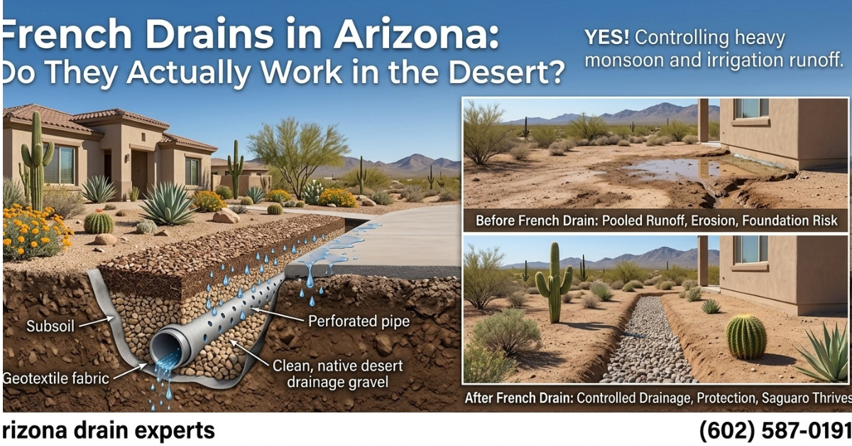 French Drains in Arizona