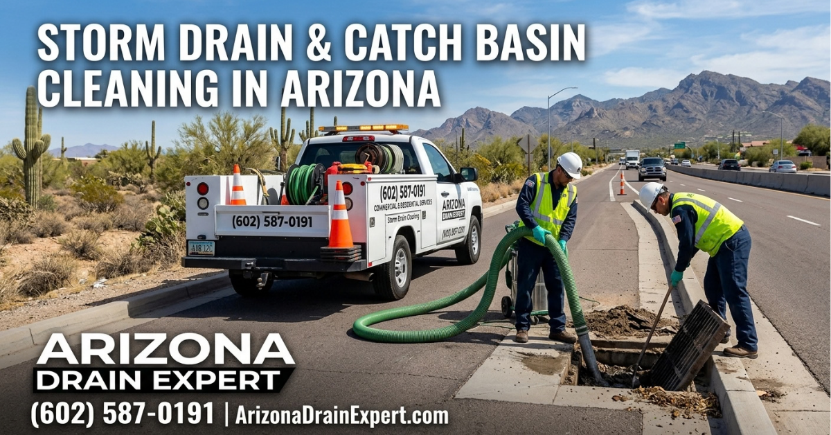 Storm Drain and Catch Basin Cleaning in Arizona