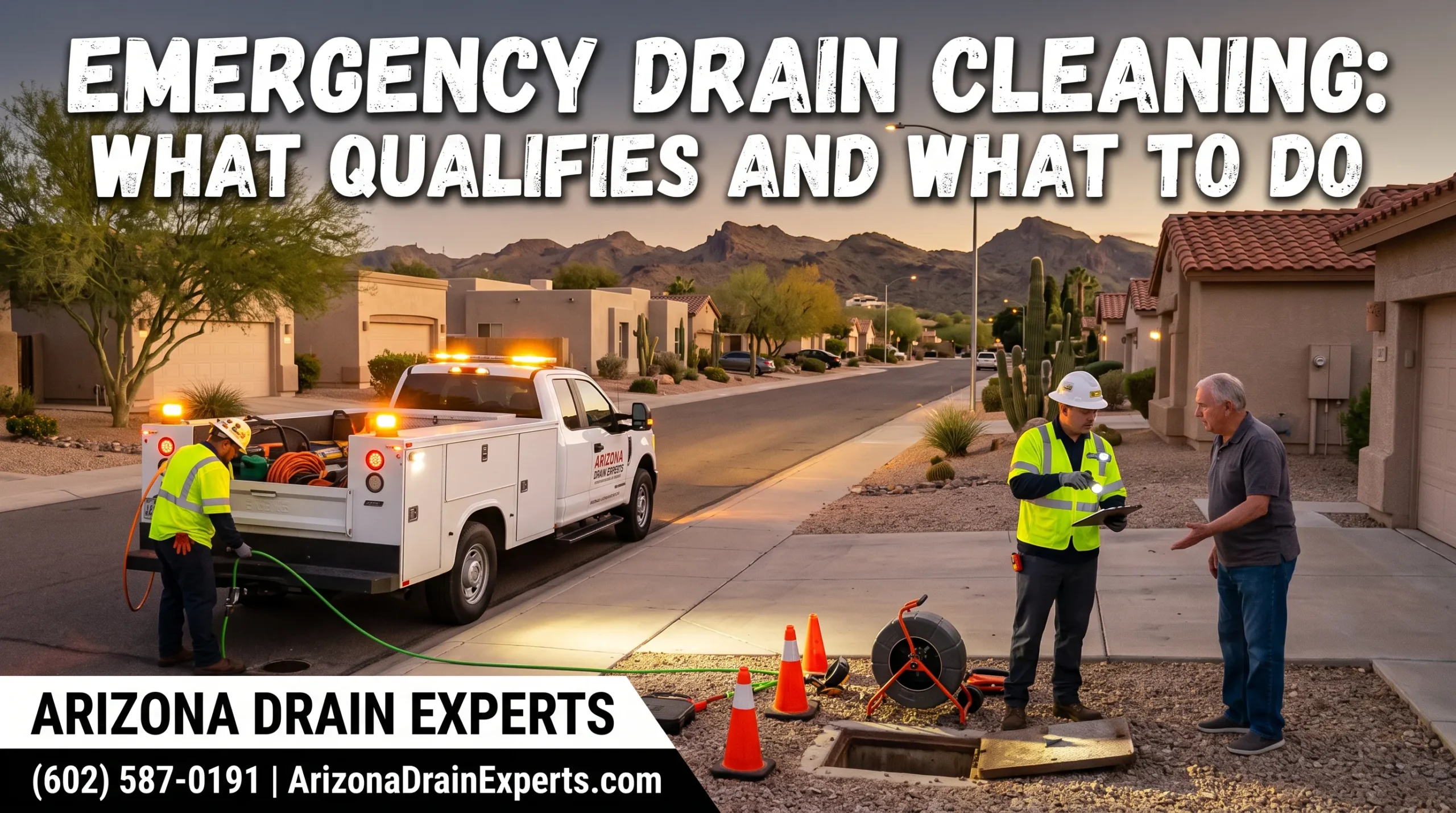 Emergency Drain Cleaning What Qualifies and What to Do